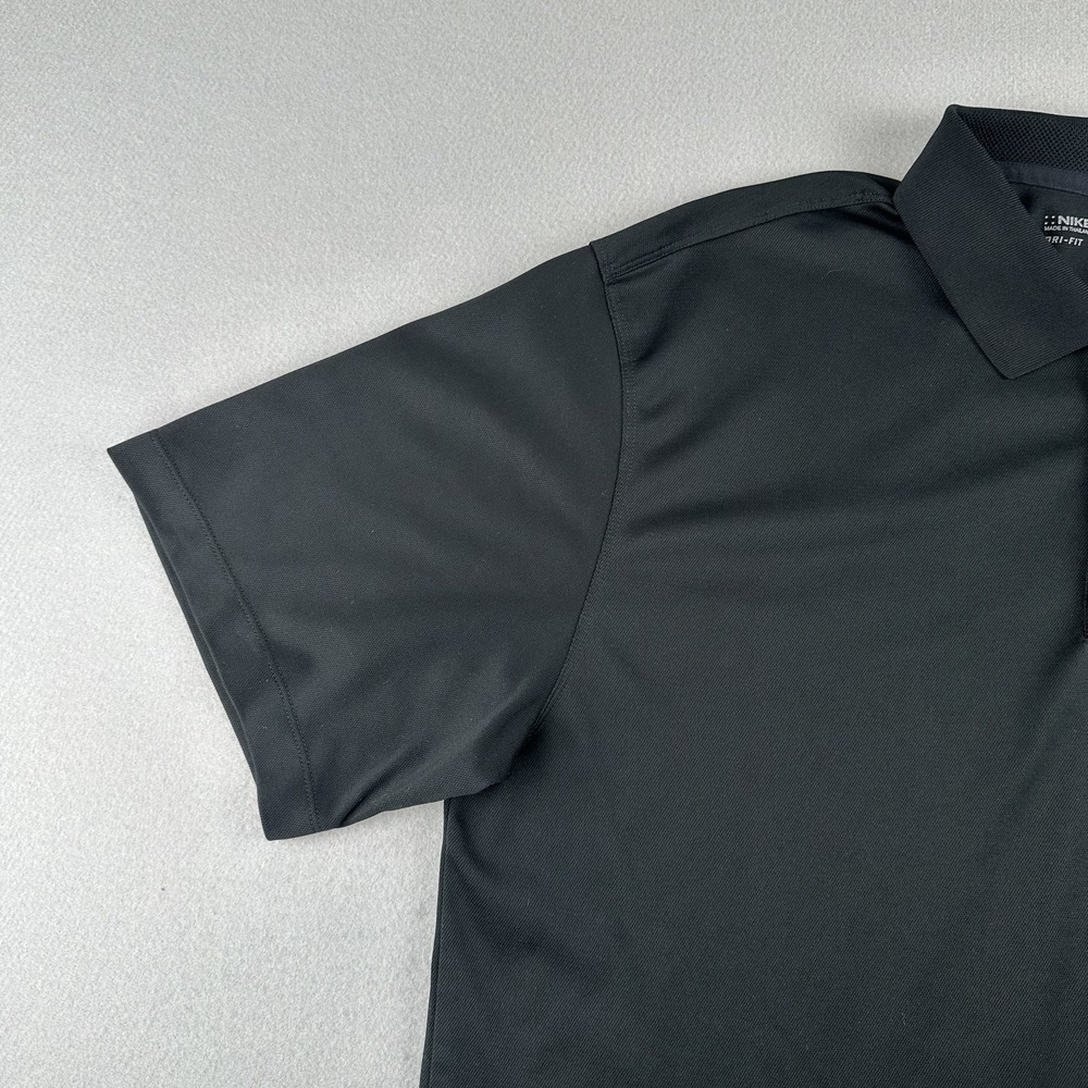 Nike Golf Men's Montana State Basketball Black Dri-FIT Polo Shirt Size XL - Picture 4 of 12